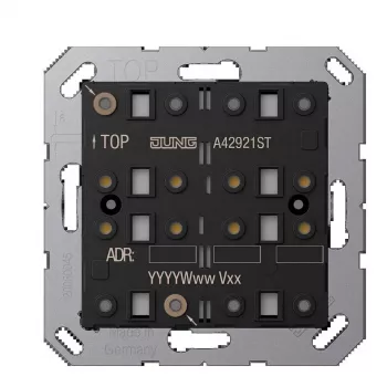 JUNG KNX Tastsensor-Modul A 4292 1ST, 2-voudig, F40, Secure, Serie AS/A