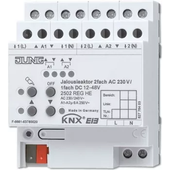 JUNG KNX jaloezieactor REG behuizing 4TE 2502 REGHE