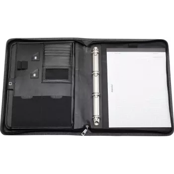 JÜSCHA Alassio Lazio A4 documentenmap met rits polyester grijs 30116