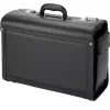 JÜSCHA Alassio pilotenkoffer kunstleer zwart 28L 15,6 inch laptop 45028