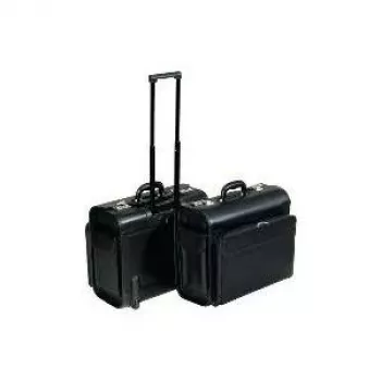 JÜSCHA Alassio pilotenkoffer SAN REMO, kunstleer, zwart (45030)