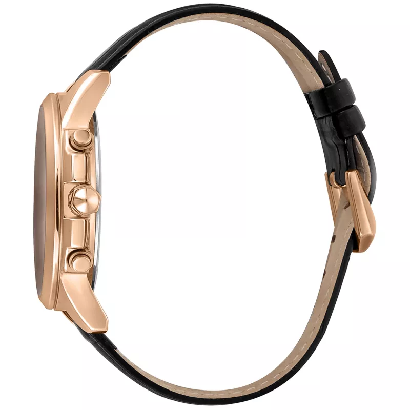 Just Cavalli Man JC1G175L0235 42mm blauwe wijzerplaat leren horloge