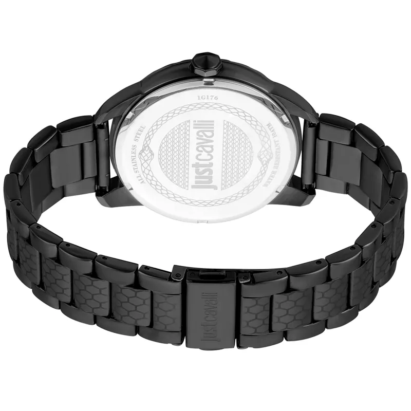 JUST CAVALLI MAN JC1G176M0065 42mm RVS Quartzhorloge