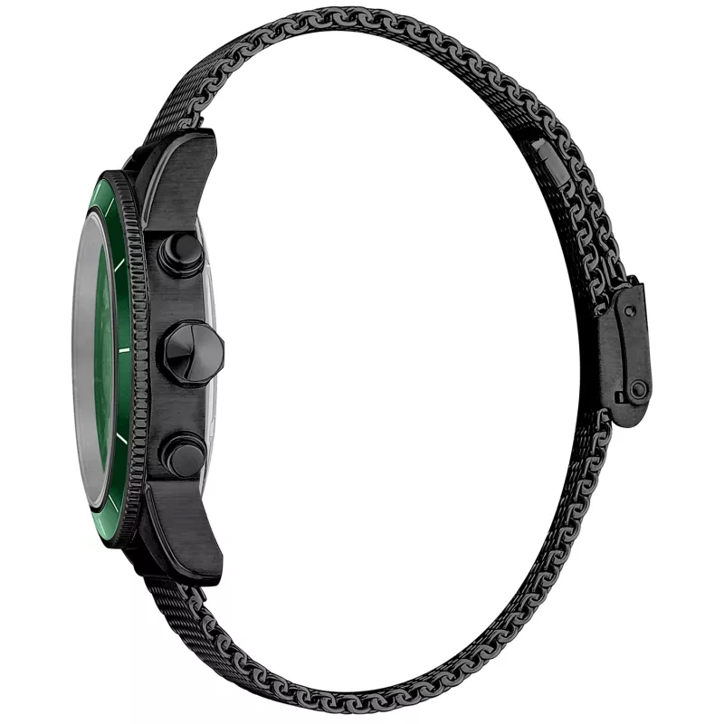 JUST CAVALLI MAN JC1G215M0065 42mm RVS mesh bandhorloge