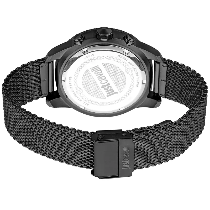 JUST CAVALLI MAN JC1G215M0075 41mm RVS quartz horloge