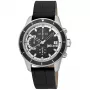 JUST CAVALLI MAN horloge JC1G215L0015 42mm zwarte wijzerplaat leren band