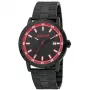 JUST CAVALLI HEREN Horloge JC1G216M0065 42mm zwarte wijzerplaat leren band quartz