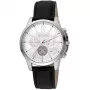 JUST CAVALLI Heren Quartzhorloge JC1G175L0215 42mm Blauwe wijzerplaat Leren band