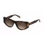 JUST CAVALLI unisex zonnebril SJC034-5509AJ Havana kunststof montuur bruine verloopglazen 55/17/140 mm