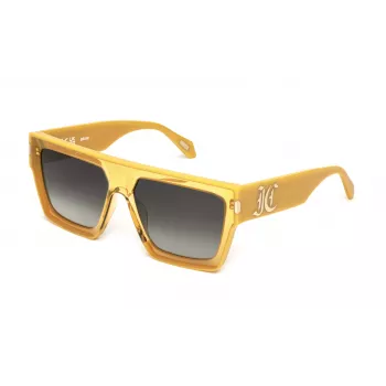 JUST CAVALLI unisex zonnebril SJC107V5807CV Havana rechthoekig 58mm