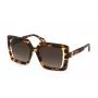 JUST CAVALLI dames zonnebril SJC027-530829 vlinder/oversized verloop grijze glazen 53mm