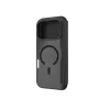 JUST MUST CHAMPION II FLIP CASE MAGSAFE voor iPhone 17 Pro, zwart