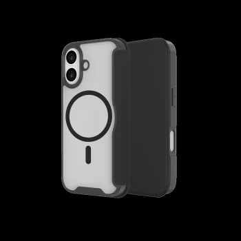 JUST MUST CHAMPION II MAGSAFE FLIP CASE voor iPhone 17, zwart