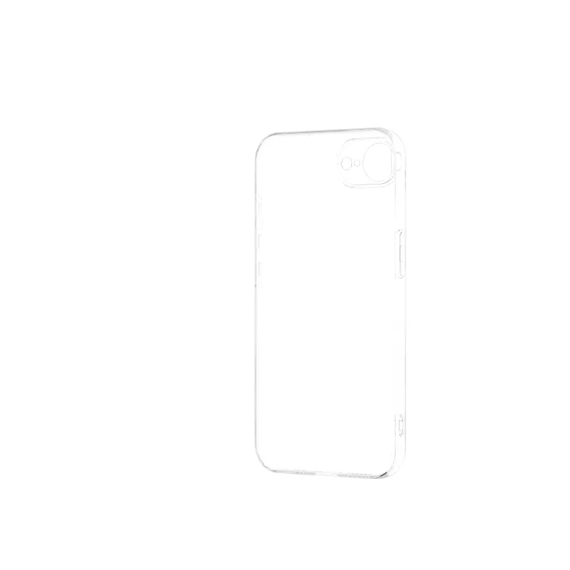 JUST MUST JM ANTI-BACTERIA TPU Case voor iPhone 16e transparant