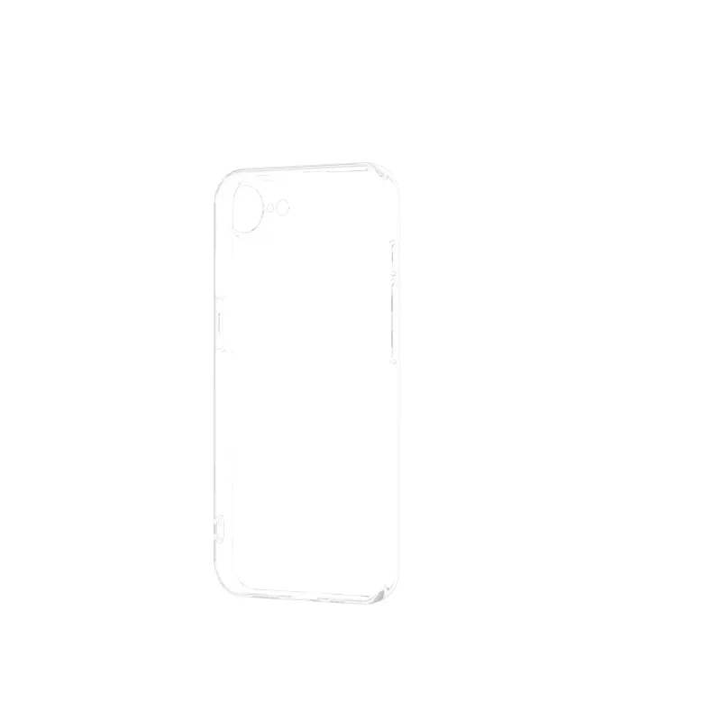 JUST MUST JM ANTI-BACTERIA TPU Case voor iPhone 16e transparant