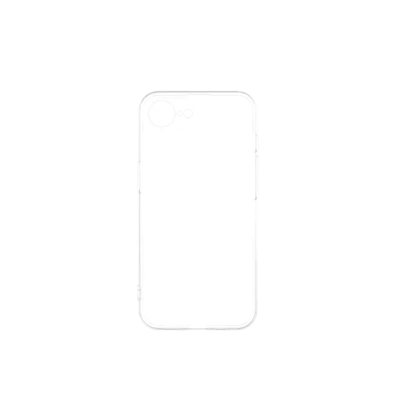 JUST MUST JM ANTI-BACTERIA TPU Case voor iPhone 16e transparant