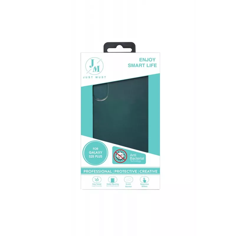 JUST MUST JM ANTI-BACTERIA TPU voor Galaxy S25 Plus clear