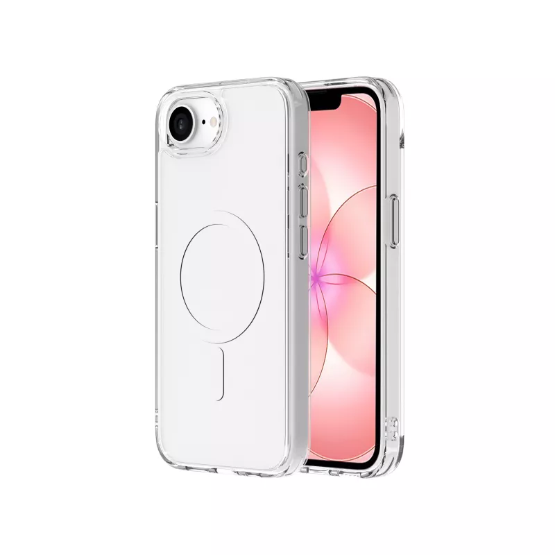 JUST MUST JM Crystal met MagSafe voor iPhone 16e/17e transparant