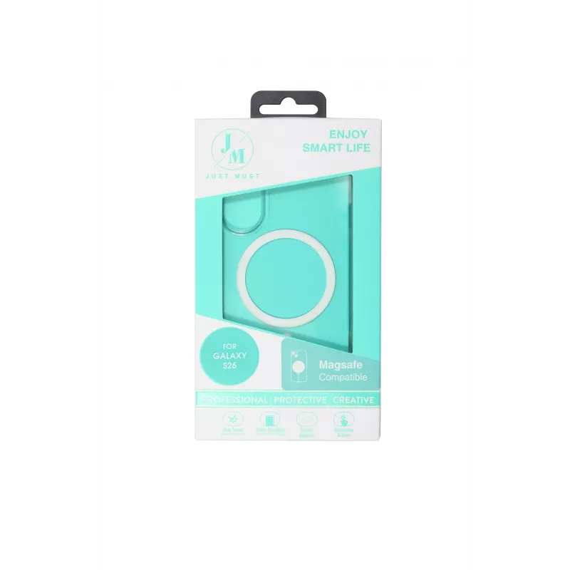 JUST MUST JM Crystal met MagSafe Galaxy S26 clear