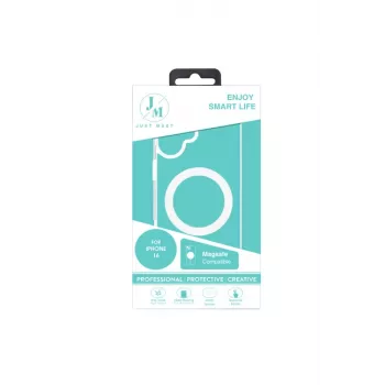 JUST MUST JM MAGSAFE CRYSTAL I voor iPhone 16 clear