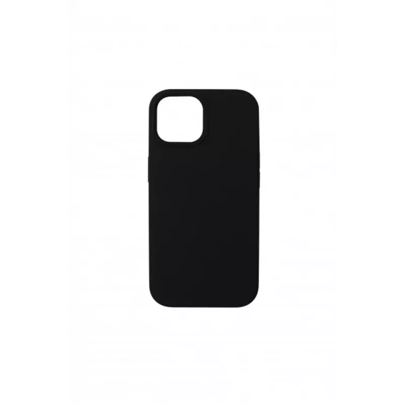 JUST MUST JM MAGSAFE REGULAR DEFENSE SILICONE voor iPhone 15 Plus zwart