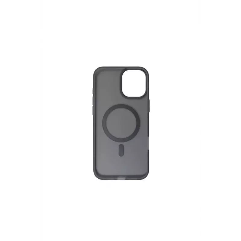 JUST MUST JM MAGSAFE SILK FROST I Case voor iPhone 16 Plus Zwart