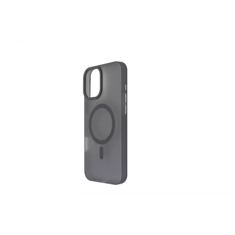 JUST MUST JM MAGSAFE SILK FROST I Case voor iPhone 16 Plus Zwart
