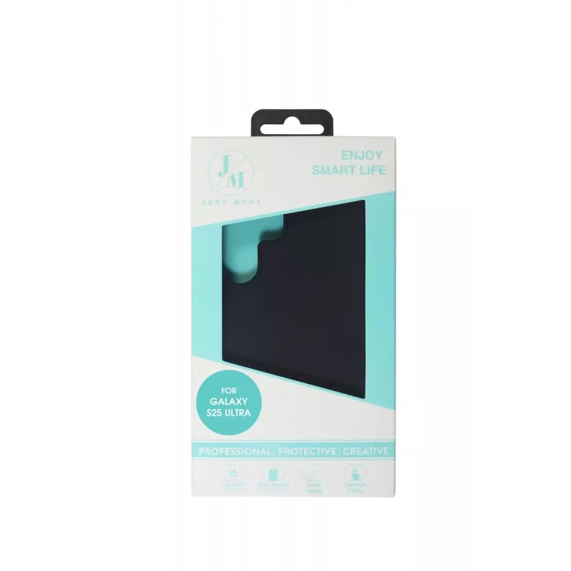 JUST MUST JM REGULAR DEFENSE SILICONE voor Galaxy S25 Ultra zwart