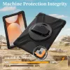 JUST MUST JM Rugged Case Grip voor Samsung Galaxy Tab A11+ met draagriem zwart