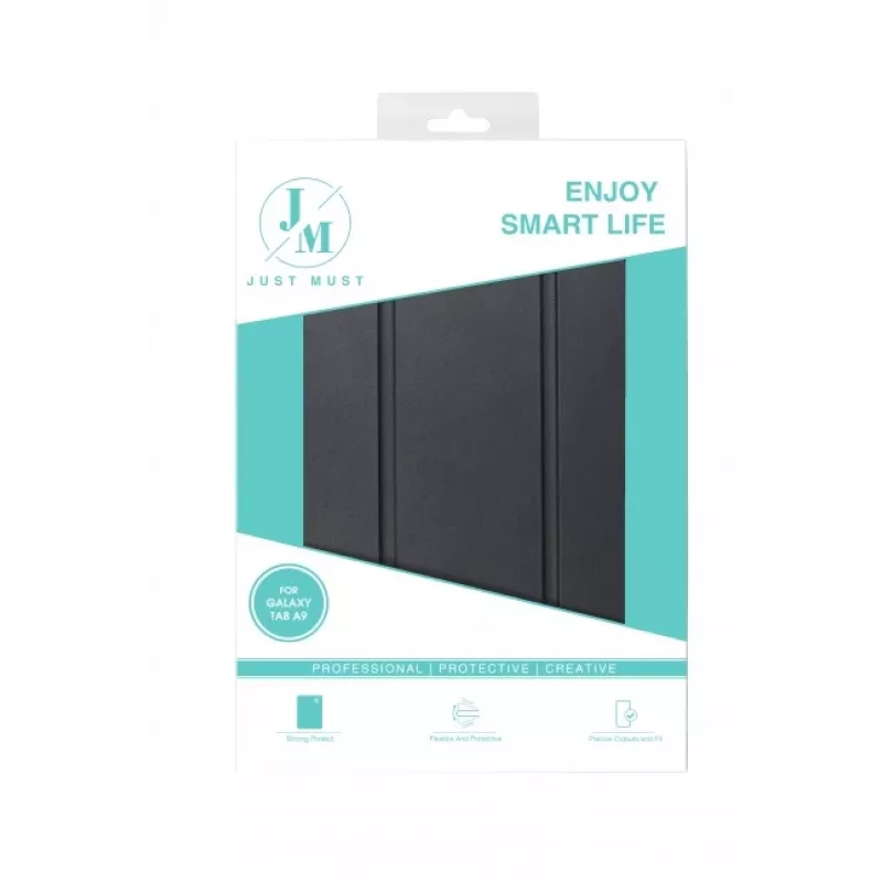 JUST MUST JM SKIN SHOCK voor Galaxy Tab A9 zwart