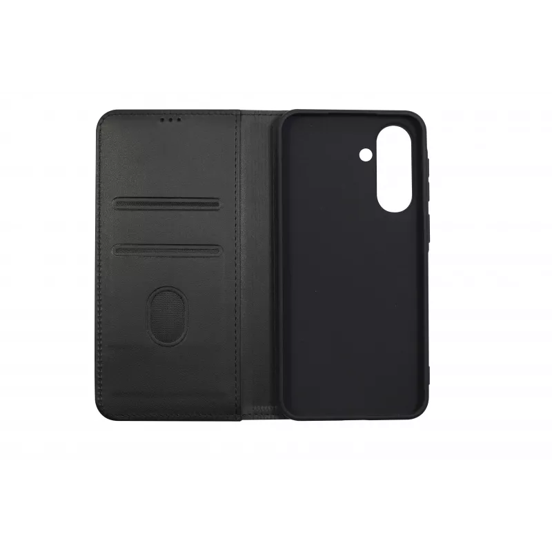 JUST MUST JM STAND FLIP CASE voor Galaxy A37, zwart