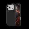 JUST MUST REGULAR DEFENSE SILICONE met MAGSAFE voor iPhone 17 Pro zwart