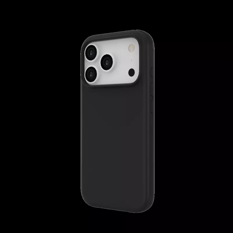 JUST MUST REGULAR DEFENSE SILICONE met MAGSAFE voor iPhone 17 Pro zwart