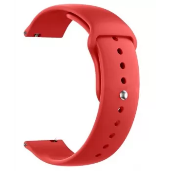 Just Must Universal JM S1 armband voor Galaxy Watch 4 22 mm rood