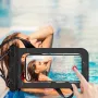 JUST MUST Waterdichte telefoonhoes, zwart
