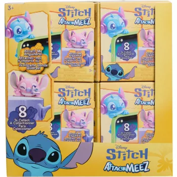 Just Play Disney Stitch Attachmeez verzamelfiguur (willekeurig)