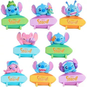 Just Play Disney Stitch Attachmeez verzamelfiguur (willekeurig)