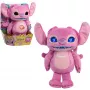 Just Play Disney Stitch Many Moods Angel knuffel - roze - 17,8 cm