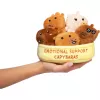 JUST PLAY Emotional Support Capybaras pluchen knuffel 7 inch bruin/tan