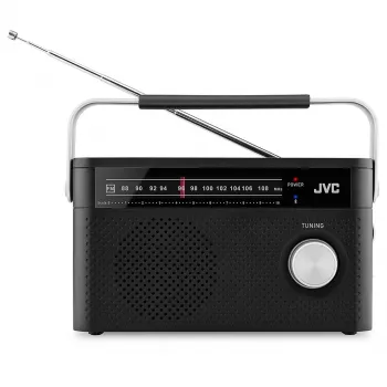 JVC draagbare radio RA-E315B zwart