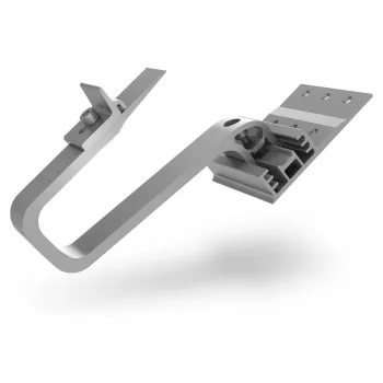 K2 Systems SingleHook 3S Long dakhaak 2004222 – 3-voudige hoogteverstelling, roestvrij staal, 40-55 mm