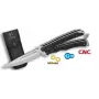 K25 02263 Balisong vlindermes CNC lem kogellager