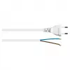Kabelmeister Euro-voedingskabel met open uiteinde, 3 m, wit (H03VVH2-F)