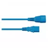 Kabelmeister IEC-verlengkabel C14 naar C13 Blauw 0,5 m