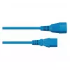 Kabelmeister stroomverlengkabel C14 naar C13, blauw, 3m