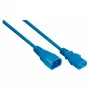 Kabelmeister stroomverlengkabel C14 naar C13, blauw, 3m