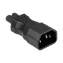KABELMEISTER SKA-1470S IEC C14 naar C7 voedingadapter – 250 V / 2,5 A, zwart