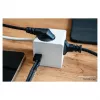 kabelmeister stopcontactblok 3 stopcontacten met USB-C en USB-A, wit, 2m