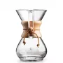 KAHLA Classic pour-over koffiezetter + 6 CHEMEX-kopjes, borosilicaatglas, capaciteit 6 kopjes