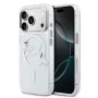 Karl Lagerfeld Apple iPhone 18 Pro Max HC MagSafe IML Clear Case met Karl Script Logo Transparant